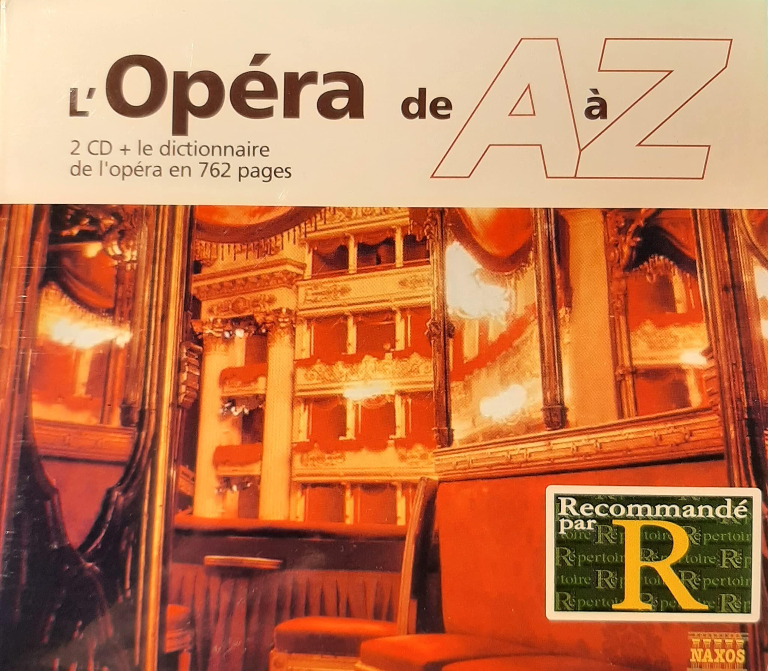 L'opéra de A à Z ( 2 CD + 1 livret de 762 p.) État correct -  reconditionné disponible sur Label Emmaüs